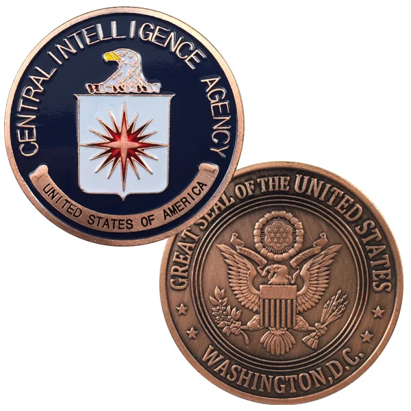 

United States Military CIA Copper Plated Challenge coin 5006#