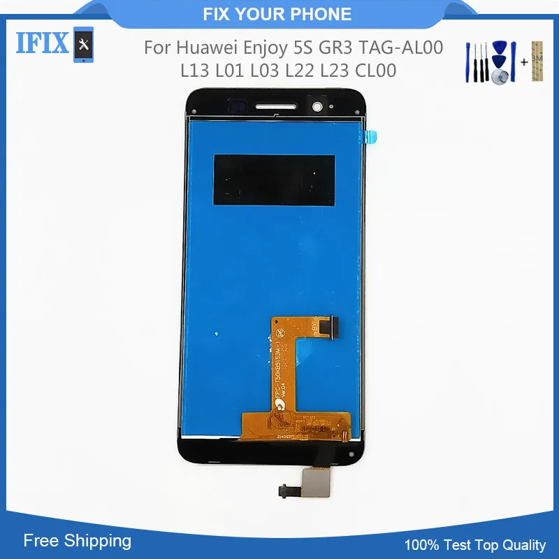 Для huawei Enjoy 5s lcd GR3 TAG-AL00 L13 L01 L03 L22 L23 CL00 сенсорный экран дигитайзер сборка Замена +