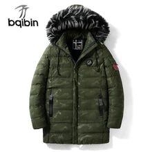 Модные мужские зимние куртки, камуфляжная куртка с капюшоном, толстое теплое пальто, парки для мужчин