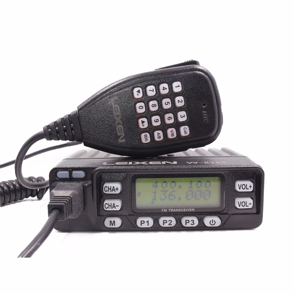LEIXEN VV 898 VHF UHF двухдиапазонное автомобильное радио двухстороннее 5 Вт/10 Вт/25 Вт