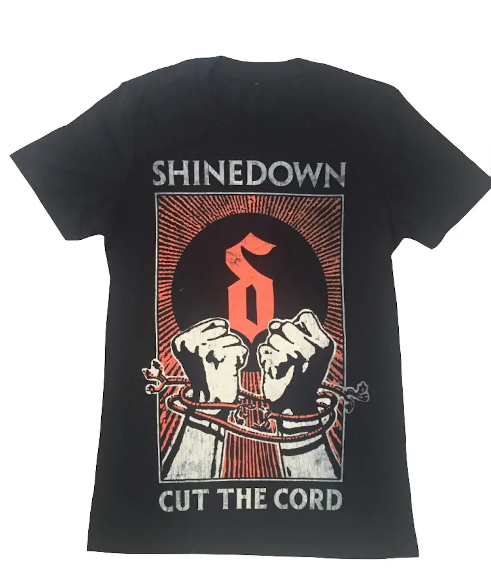 Shinedown - Cut The Cord Tour-официальная Мужская футболка модная бесплатная доставка |
