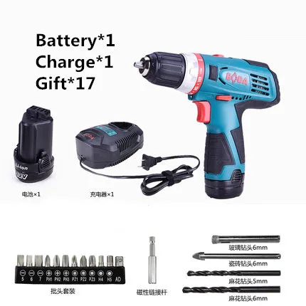 12v Mobile Electric Drill Power Tools Screwdriver