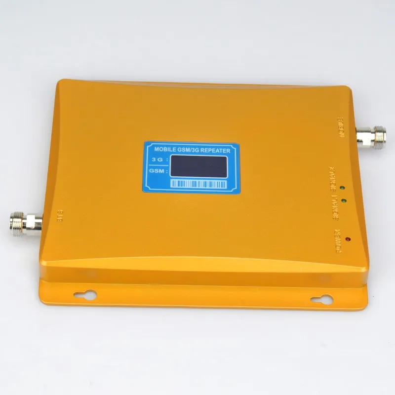 

LCD display Dual Bands new model WCDMA repeater 3G GSM power 30 dbm gain 65dbi GSM+3G booster repeater dual bands booster