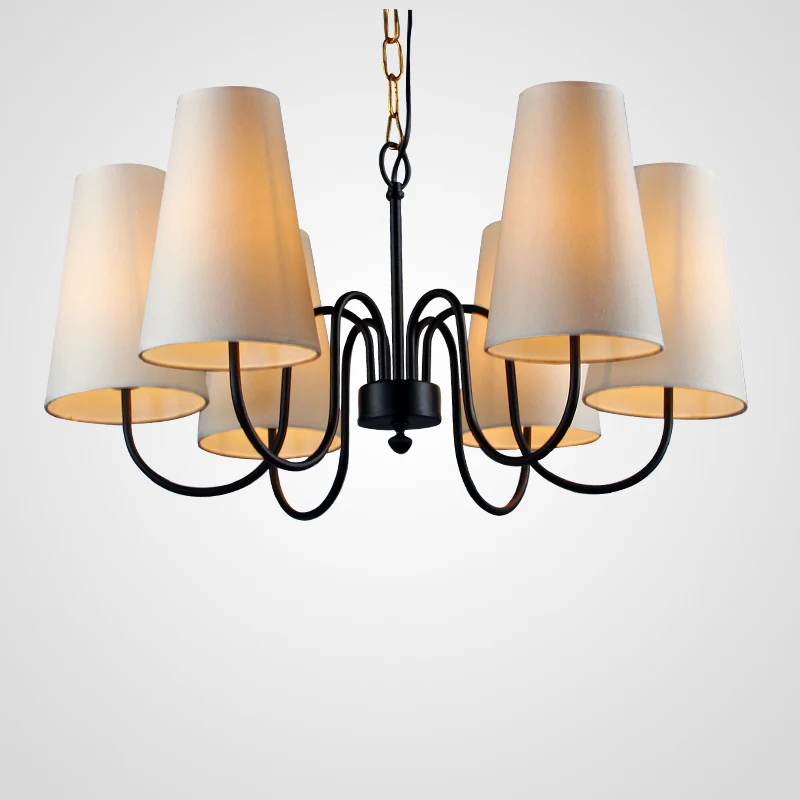 

2016 Real Rushed Pendant Light Iron Chandelier Retro European Style Living Room Lamp Character Bedroom Lamps Nordic Restaurant