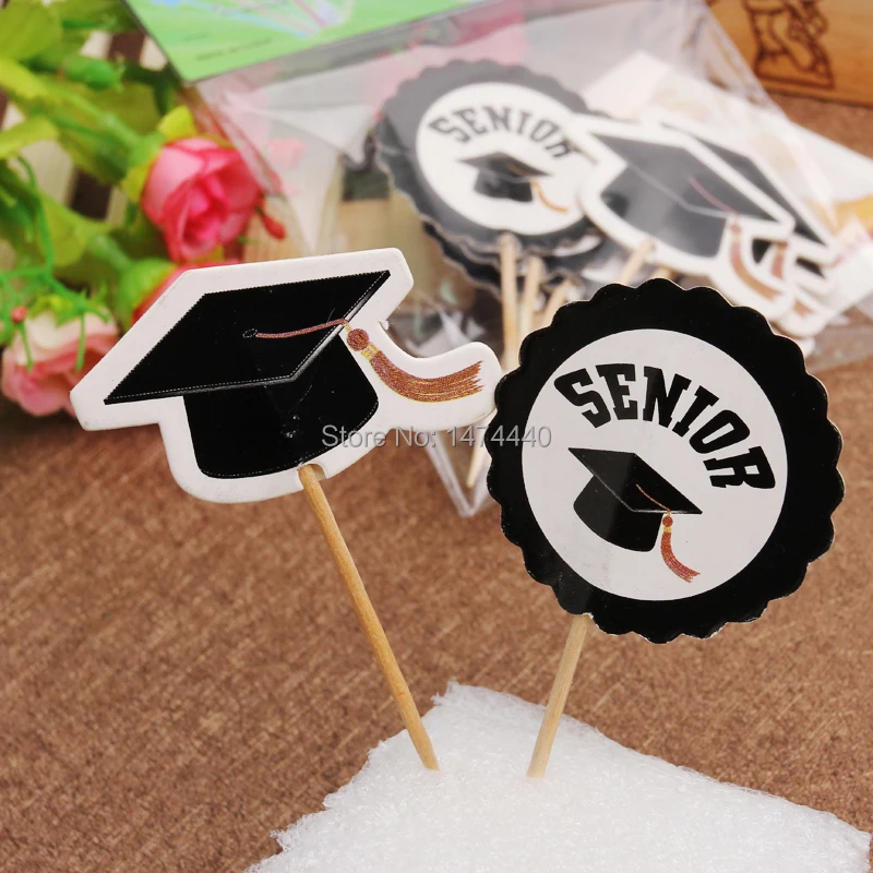 cakecup paper senior cake toothpicks cake toppers 12pcs/lotin Cake