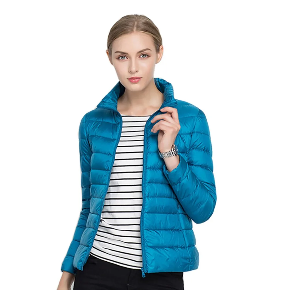 Goede 5XL 6XL 7XL Winter Vrouwen Down Jas Warm Duck Down Parka Casual Down Jassen Vrouwen Dunne Vrouwelijke Winddicht Herfst Uitloper plus Size