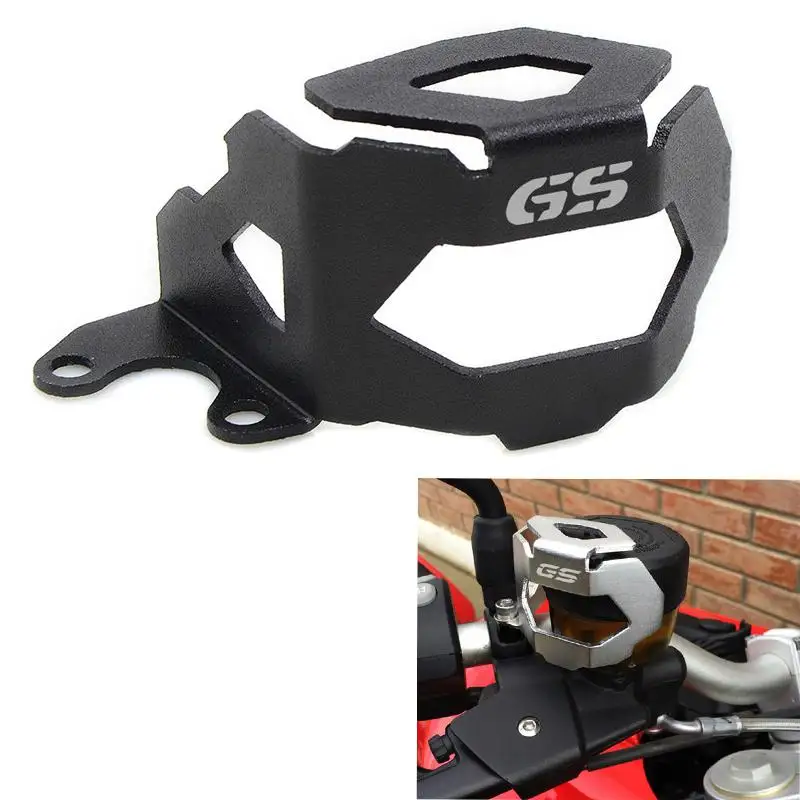 

None Motorcycle Front Brake Pump Fluid Reservoir Guard Protector Oil Cup Cover for BMW F800GS F700GS F650GS