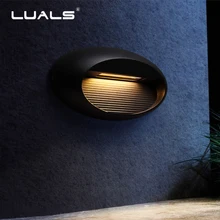 Открытый бра сад Светодиодное Освещение Литой Алюминий лестница света рампы роскошный дом Настенные светильники творчества Книги по искусству Светильники для крыльца