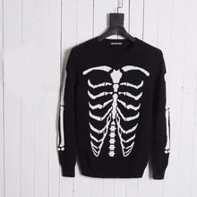 Seestern Brand clothing Skull frame font b men b font font b sweaters b font fashion