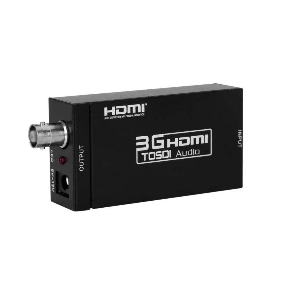 MINI 3G HDMI a SDI Converter Convertitore Dell'adattatore BNC SDI/HD-SDI/3G-SDI 2.970 Gbit/s con au