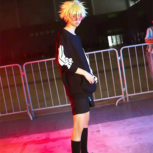 [В наличии] 2018 Аниме Boku no Hero academic Bakugou Katsuki повседневная одежда уличный тканевый