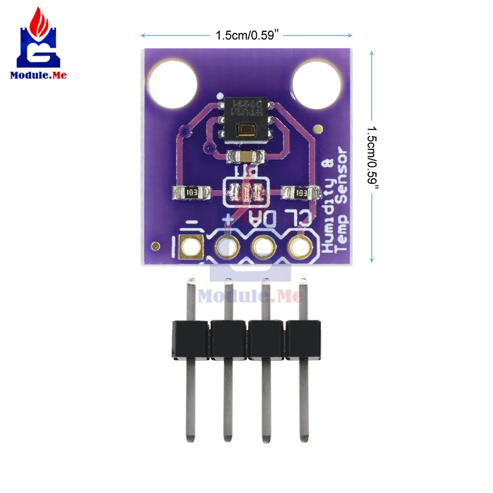 Датчик температуры и влажности Φ I2C Замена модуля SHT21 SI7021 HDC1080 набор для