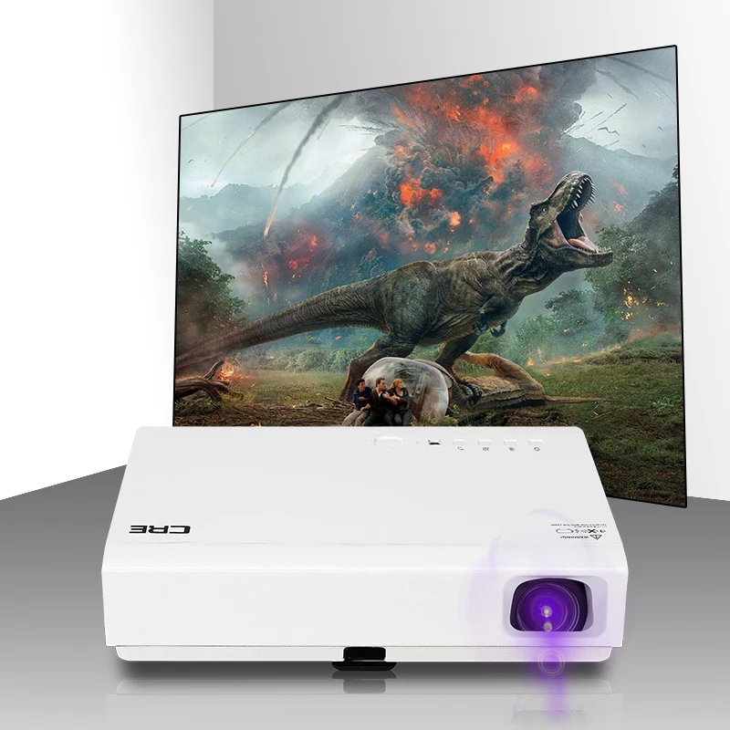 Светодиодный проектор CRE X3001 smart DLP 3 3D с затвором 1080p светодиодный dvd 3000 люмен dlp android