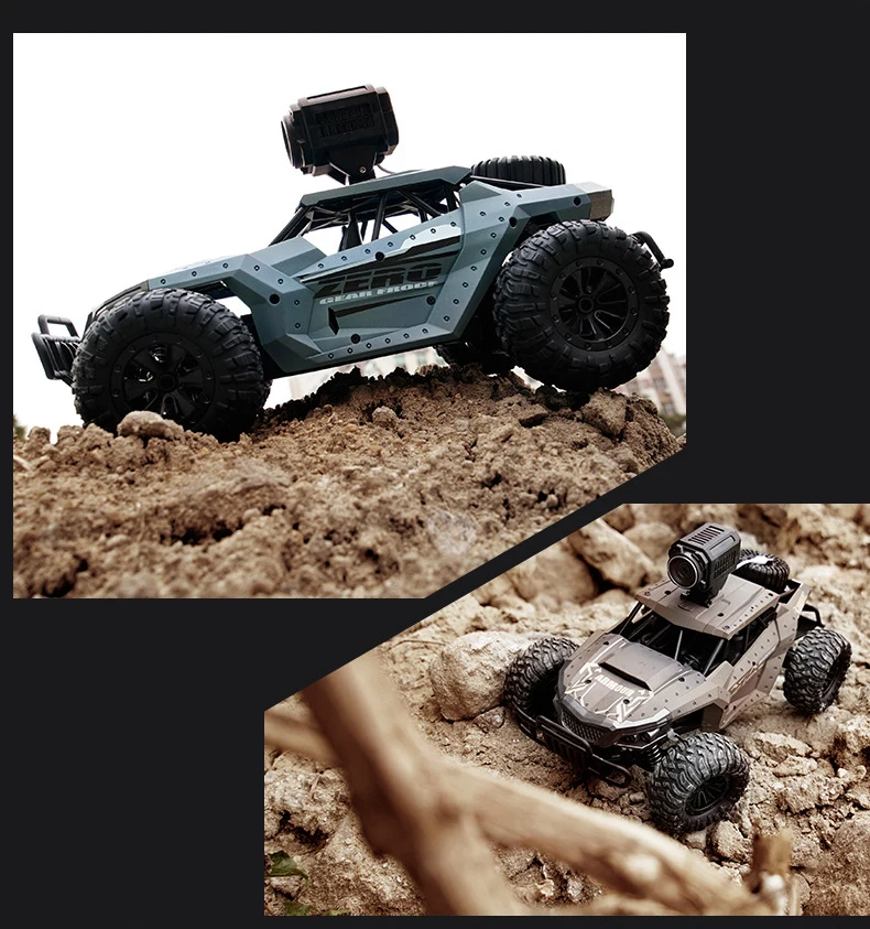 2,4 г 4WD Wifi в режиме реального времени Трансмиссия RC автомобиль с 720 p HD камера Moible телефон пульт дистанционного управления грязь велосипед