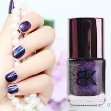 1PC 8ml Black Starry Sky Holographic Nail Polish No Need Lamp Brand BK Glitter Nail Enamel Professional Nail Art Cosmetics