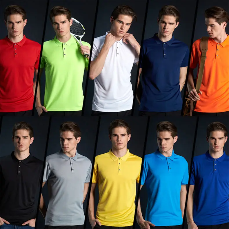 Fast Dry Polo Shirt Men Summer Couple Casual Short Polos Male Fashion Quality Men Women Sport Top Tee 2019 New Fitted Size S-4XL 12