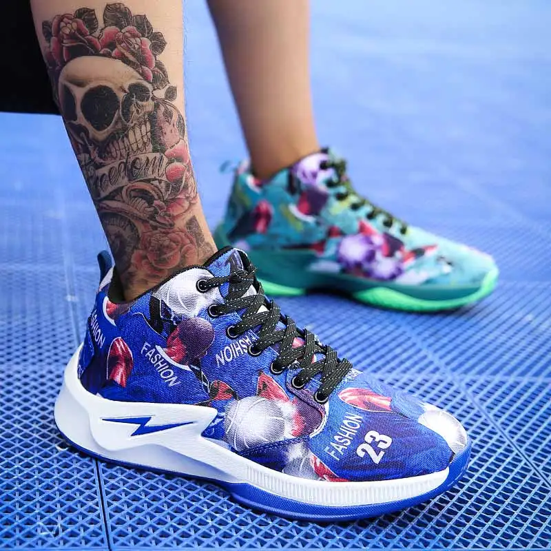 

2019 Men Shoes 35~45 Men's Sneakers Male Fluorescence Hombre Basketball Basket Boy Tenis Masculino Zapatillas Hombre Shoe Sports