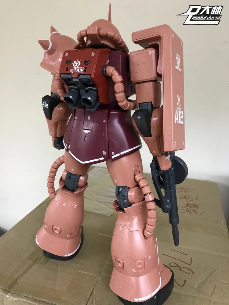 P12 DL Gundam MEGA 1/48 зеленая наклейка ZAKU модель инструмент|Наборы для сборки моделей| |