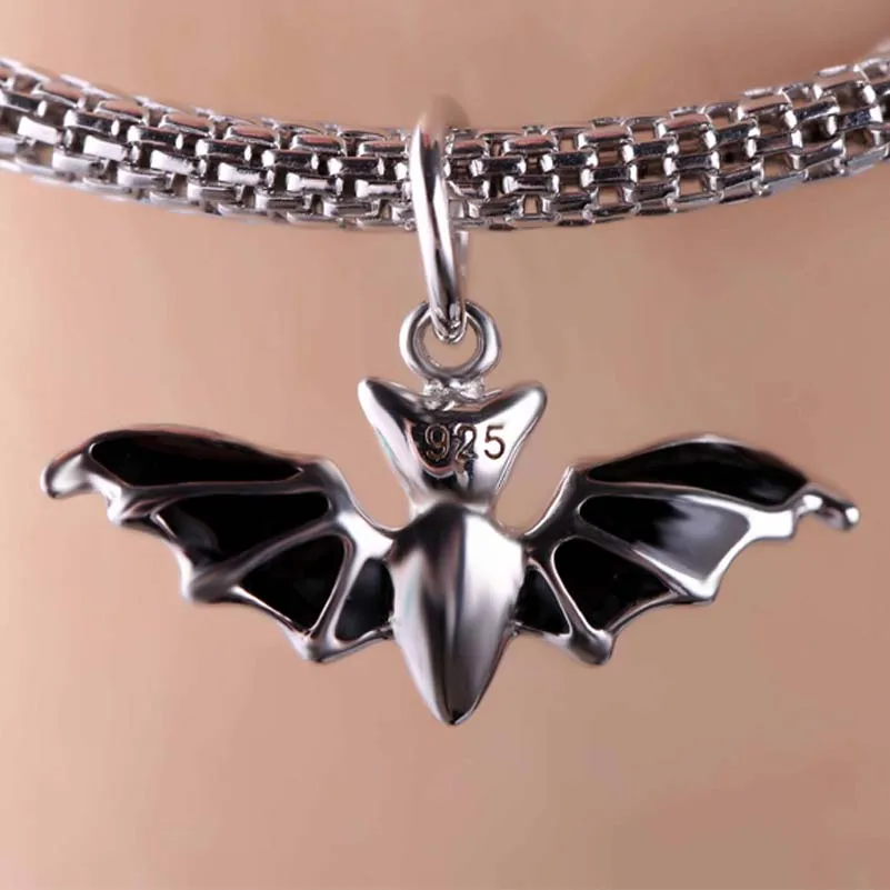 Zhaoru 925 Sterling Silver Enamal Pendant Charm Fit Pandora Bracelet & Bangle & Necklace DIY Fine Jewelry Charm None Stone Fine Jewelry