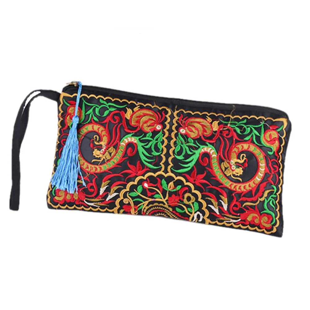 Hot S Women Retro Boho Ethnic Embroidered Wristlet Clutch Bag Hot S Women Retro Boho Ethnic Embroidered Wristlet Clutch Bag Handmade Purse Wallet Storage Bags In From Home Garden On Aliexpress
