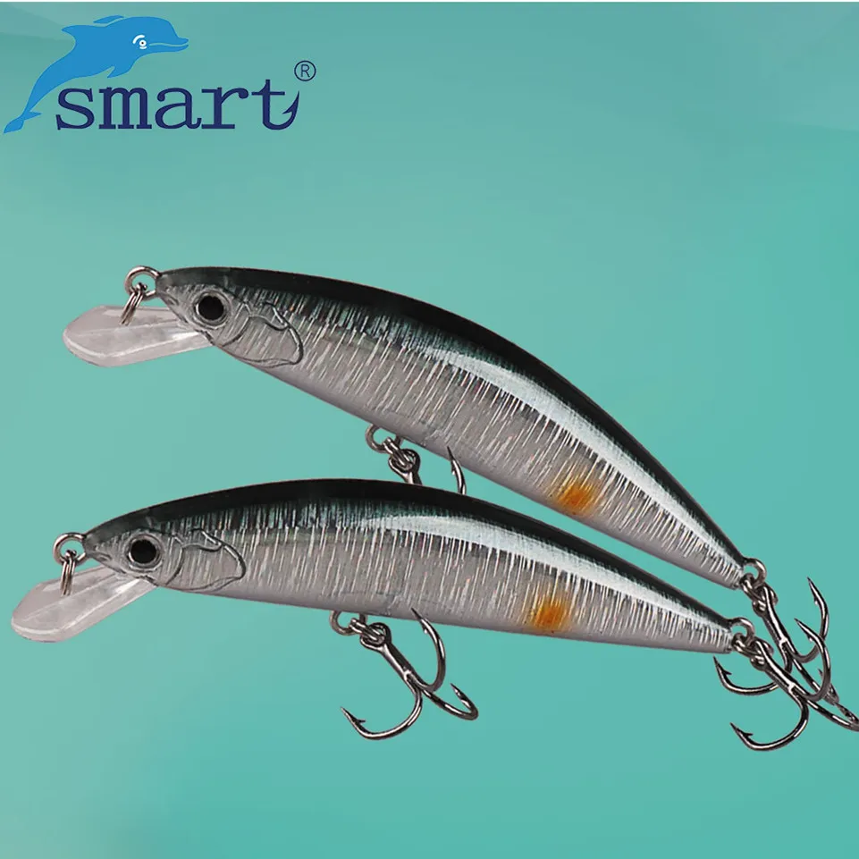 SMART Minnow cebo 65mm5g Sinking Pesca señuelo VMC gancho Isca Artificial Para Pesca Leurre Souple Peche Pesca Wobbler SMART Minnow cebo 65mm5g Sinking Pesca señuelo VMC gancho Isca Artificial Para Pesca Leurre Souple Peche Pesca Wobbler