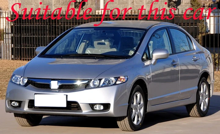 Для Honda Civic 2008 2009 2010 2011 пластик внешний козырек вентиляционные Шторы окно Защита от солнца дождь дефлектор