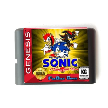 

Sonic MegaMix 16 bit MD Memory Card for Sega Mega Drive 2 for SEGA Genesis Megadrive