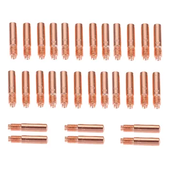 

DRELD 30Pcs/set MIG Welding Contact Tips 035 Inch 0.9MM .035" 000 068 MIG Contact Tips Tubes Fit for MIG Welding Gun
