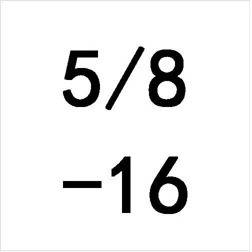 1 шт. 5/8-11 5/8-12 5/8-14 5/8-16 UNC ООН по универсальной системе обозначений металлов и сплавов UNS правая рука резьбонарезные инструменты для обработки формы 5/" 5/8-11 12 14 16 лет - Цвет: 16 UN