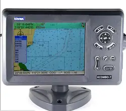 7-дюймовый ЖК-дисплей gps Картплоттер и fishfinder с внутренним gps антенны onwa kcombo7 с датчиков