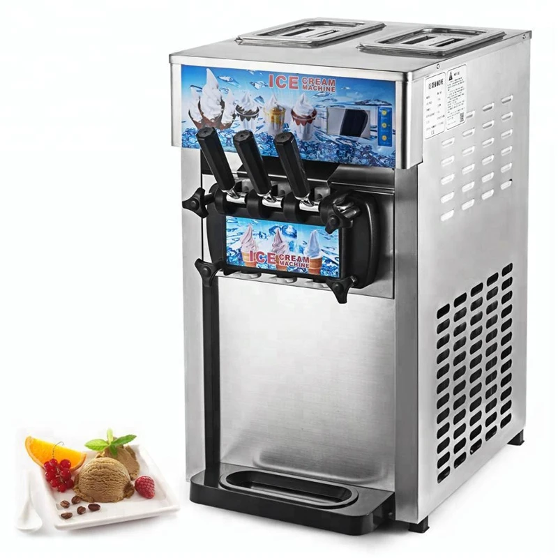 

Commercial 18L/H 3 flavor soft ice cream machine soft ice cream machine price