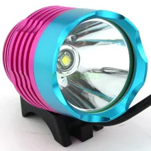 Велосипедный фонарь XM-L T6 1800 люмен, светодиодный налобный фонарь, налобный фонарь, перезаряжаемый велосипедный фонарь, аккумулятор и зарядное устройство