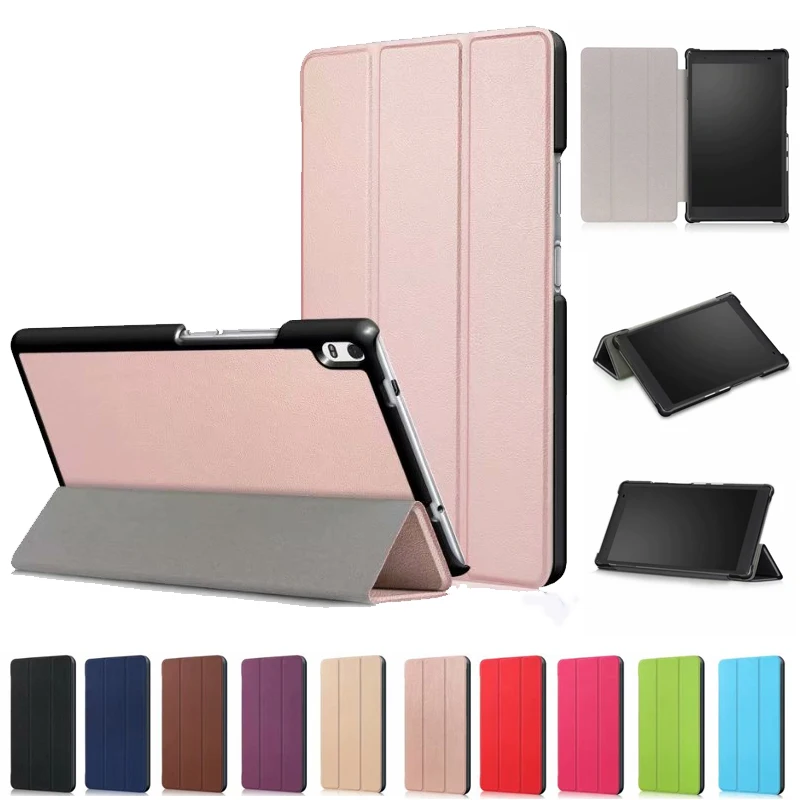 Ultra Thin Tablet Coque For Lenovo TAB 4 8 Plus TB-8704NTB-8704F Case PU Leather Smart  For Lenov TAB 4 8Plus Flip Stand Cover (1)
