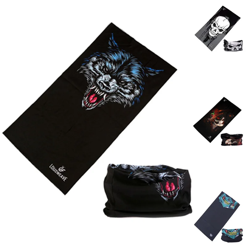 

2017 Men Women Magic Scarf Outdoor Sport Bike Thin Scarves Bandanas Motorcycle Cycle Headscarf Reversible Neck Veil Scarves