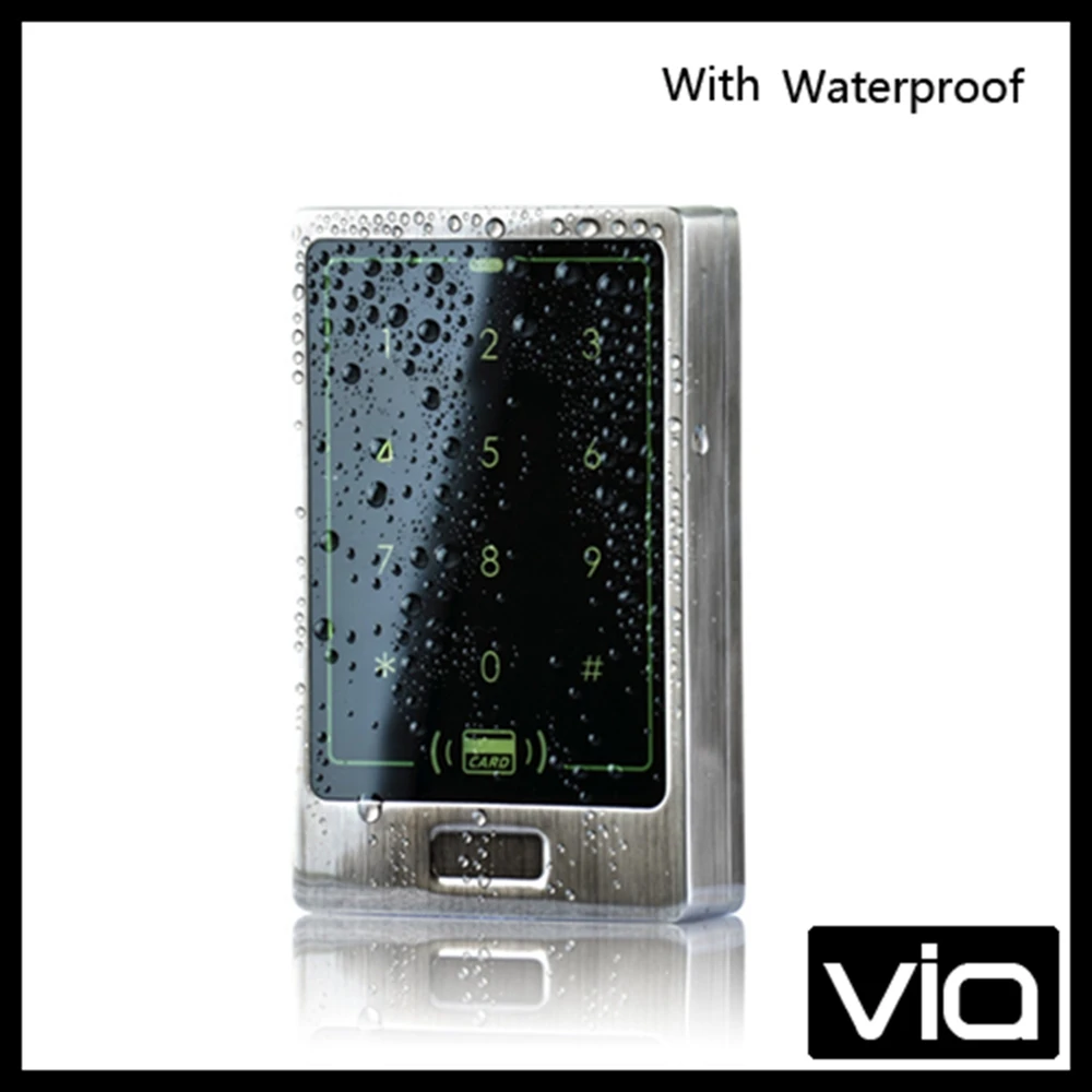 

C20 ID+Waterproof Free Shipping 125kHz Standalone Access Controller Touch Keypad W/High Capacity Storage