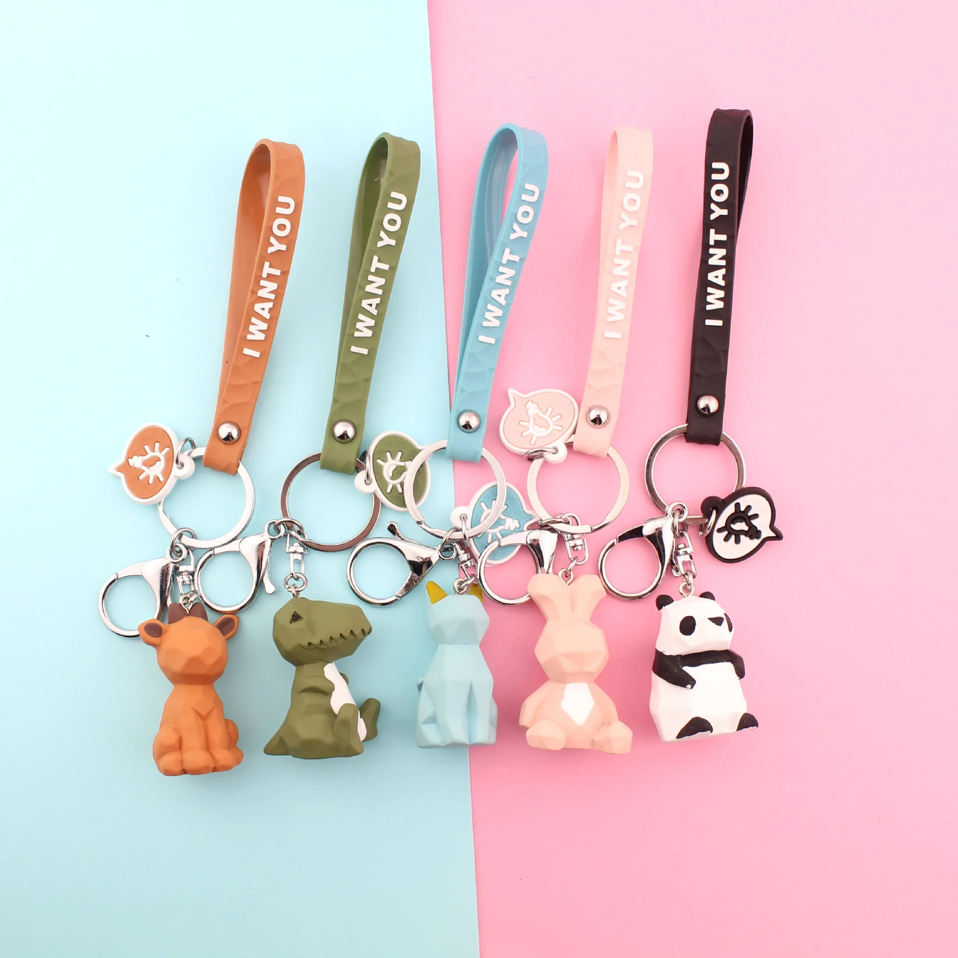 

Cute Anime Key Chain Kitty Decor Key Chains Purse Pendant Bag Charm for Keys Ring Creative Gift Women Trinket Kpop Accessories