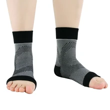 1 paio Supporto Della Caviglia Traspirante Compressione Nylon Spandex Manica Tacco Copertura Per Il Fitness Sicurezza E Prevenzione Nello Sport Ankle brace