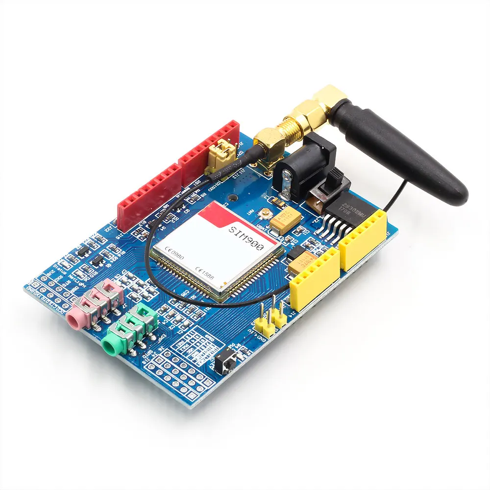 SIM900 850/900/1800/1900 МГц GPRS/GSM модуль макетной платы комплект для Arduino