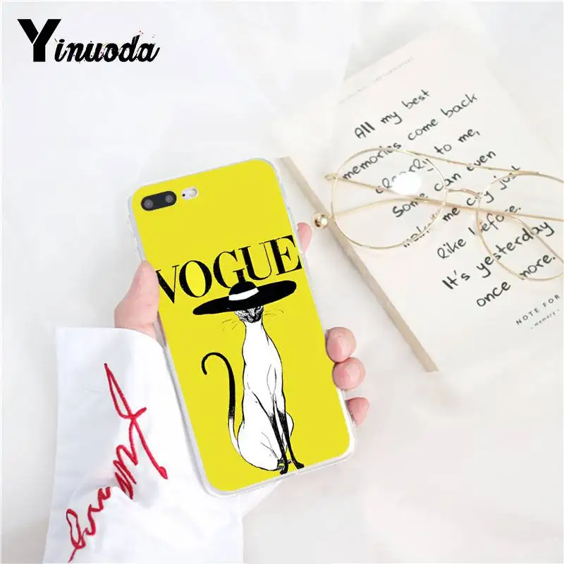 Yinuoda абсолютно больше проблем, чем Vogue DIY рисунок чехол для телефона для iPhone 8 7 6 6S Plus X XS MAX 5 5S SE XR 11 11pro 11promax