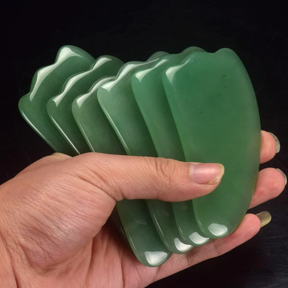 6PCS Natural jade scraping plate agate board facial beauty massager. | Дом и сад