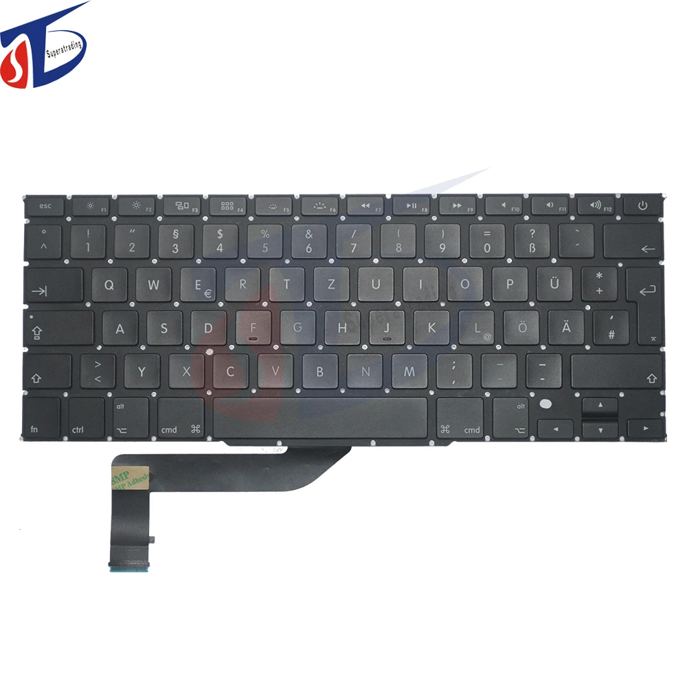 A1398 Германии клавиатура для macbook pro 15,4 ''retina A1398 DE Deutsch Tastatur клавиатура без подсветки с подсветкой 2013-2015year