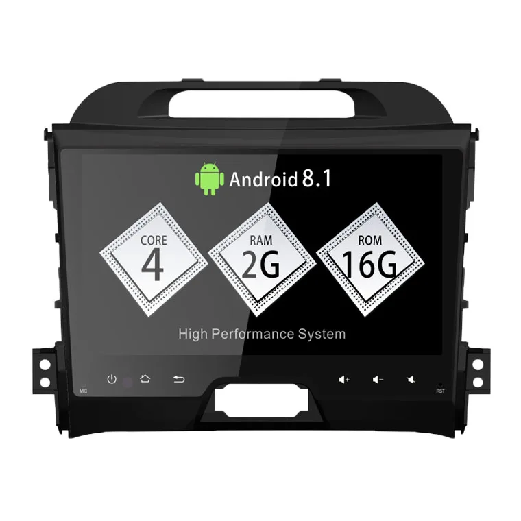 Используется для Kia Sportage android Многофункциональный Автомобильный мультимедийный плеер есть радио gps BT зеркало ссылка GOOGLE карта sotre