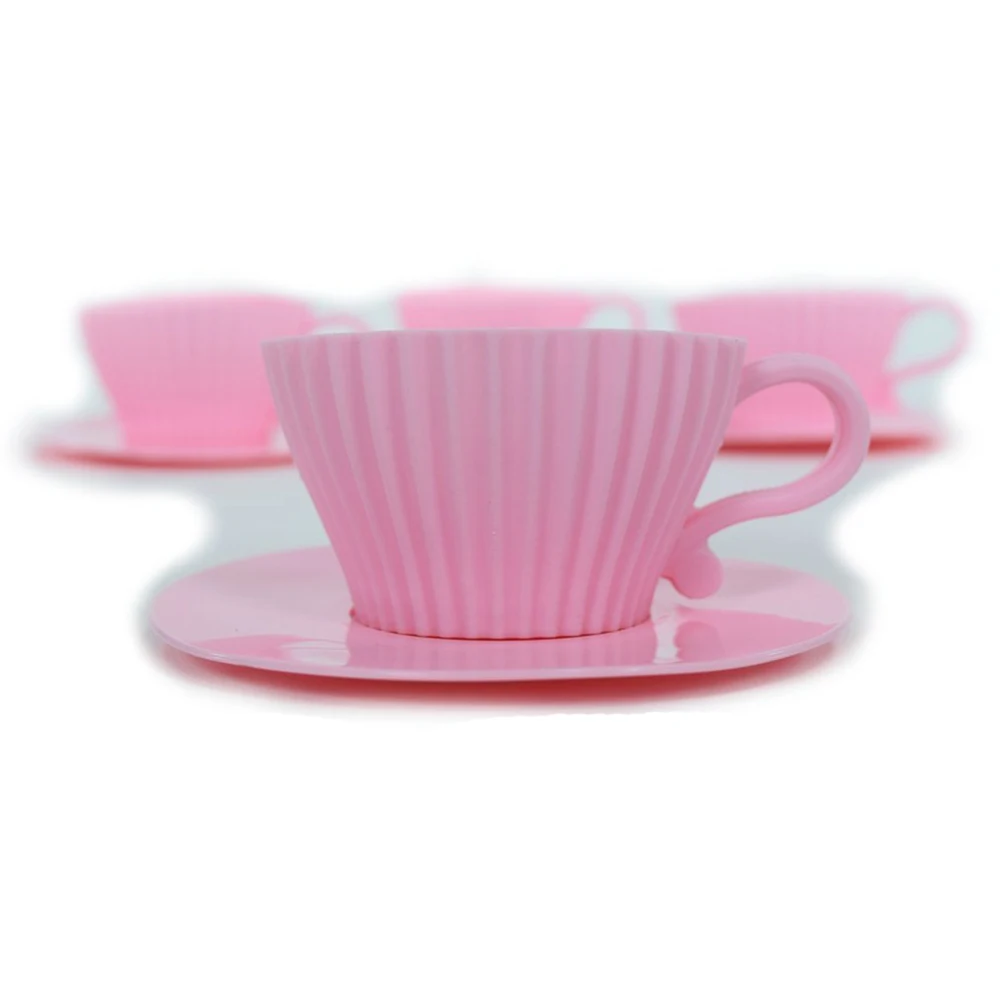 4 шт. в упаковке ручные помощники форма чашки для чая кексы послеобеденного кекса