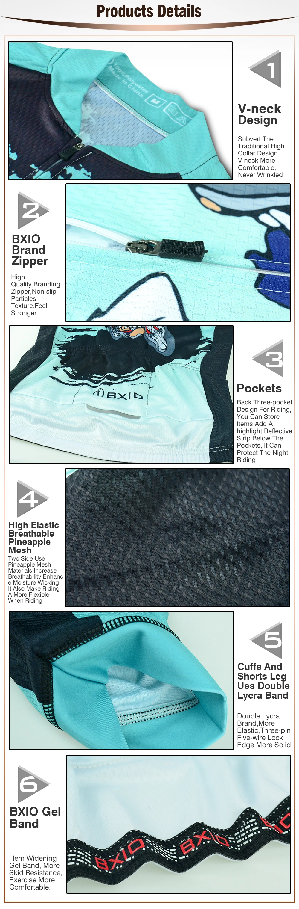 BXIO комплекты Джерси для велоспорта Mtb Горный Забавный гоночный велосипед одежда Ropa Ciclismo Майо/одежда летняя профессиональная одежда для велоспорта 168