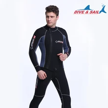 Dive& sail 5 мм мерсеризирующий тканевый раздельный колпачок подводная эксплуатация wdsBody костюмы из двух частей гидрокостюм теплый дайвинг мужчины