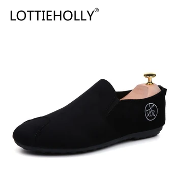 

LOTTIEHOLLY Brand New Fashion Breathable Male Loafers Soft Men Casual Shoes Comfortable Slip-on Footwear Men Shoes #MS2068