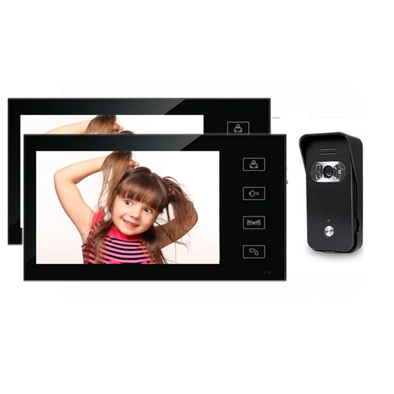

7 Inch touch Color LCD Video Door Phone door Intercom video Doorbell Night Vision Waterproof door bell camera