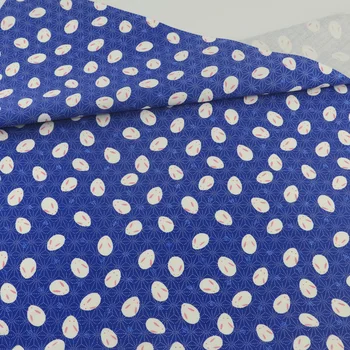 

Teramila Fabrics Navy Rabbit Cotton Fabric Sewing Cloth Craft Tecido Patchwork Bedding Decoration Tissue Quilting Home Textile