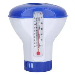 5 Inch Swimming Pool Floating Chemical Chlorine Dispenser With Automatic Thermometer Disinfection Applicator Pump 5 Inch Swimming Pool Floating Chemical Chlorine Dispenser With Automatic Thermometer Disinfection Applicator Pump