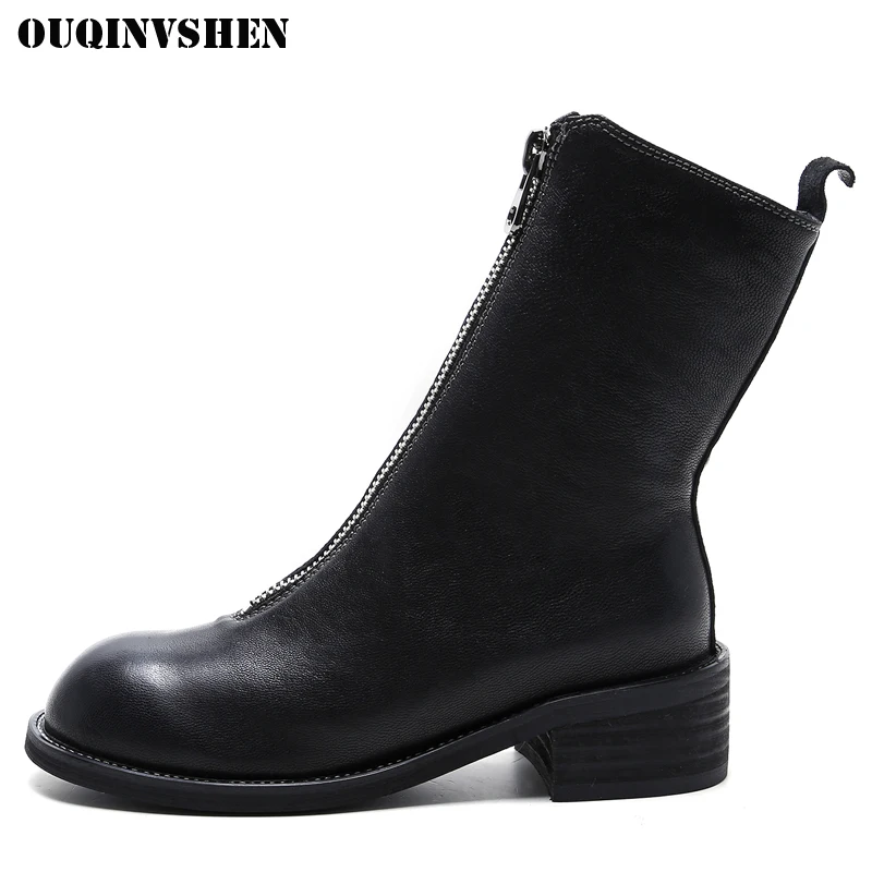 boots with square heel